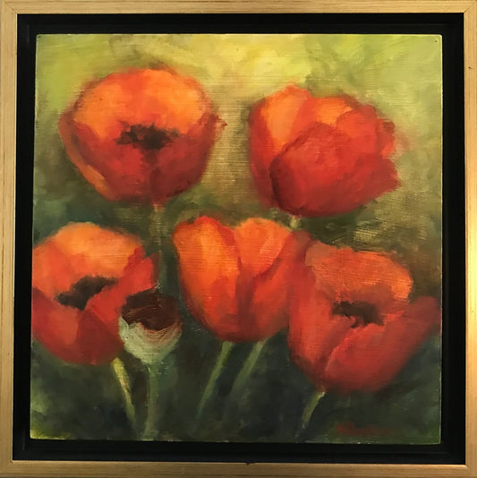 Sunlit Poppies