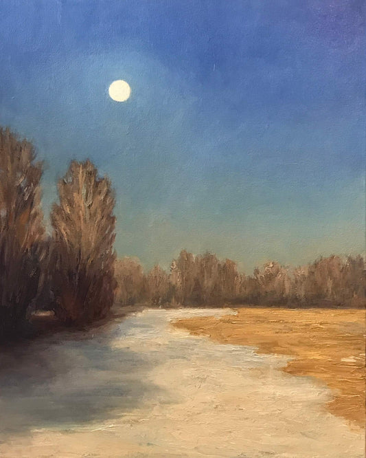 Moonset at Sunrise